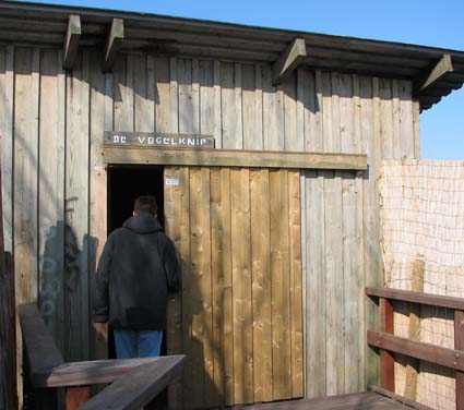 Bird hide at Starrevaart