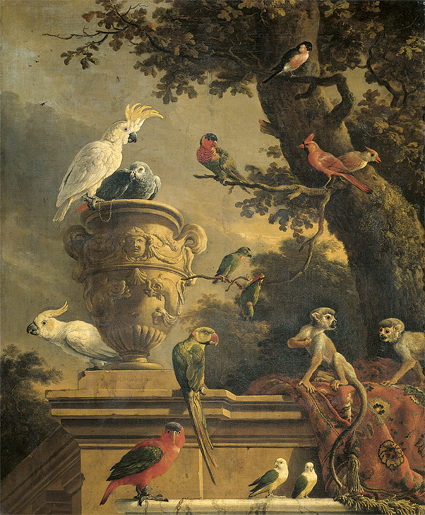 Melchior d'Hondecoeter's The Menagerie